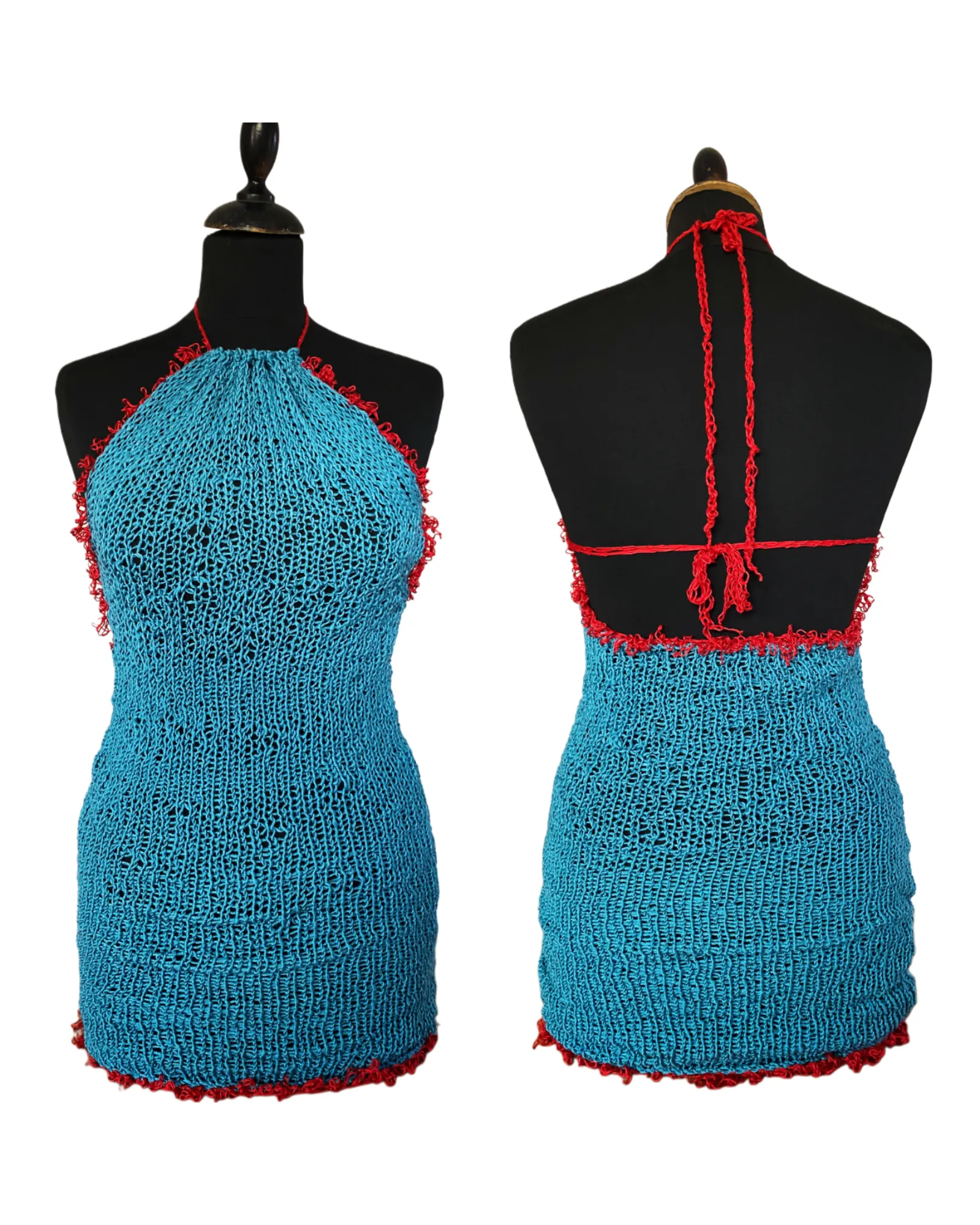 BLUE BURN DRESS