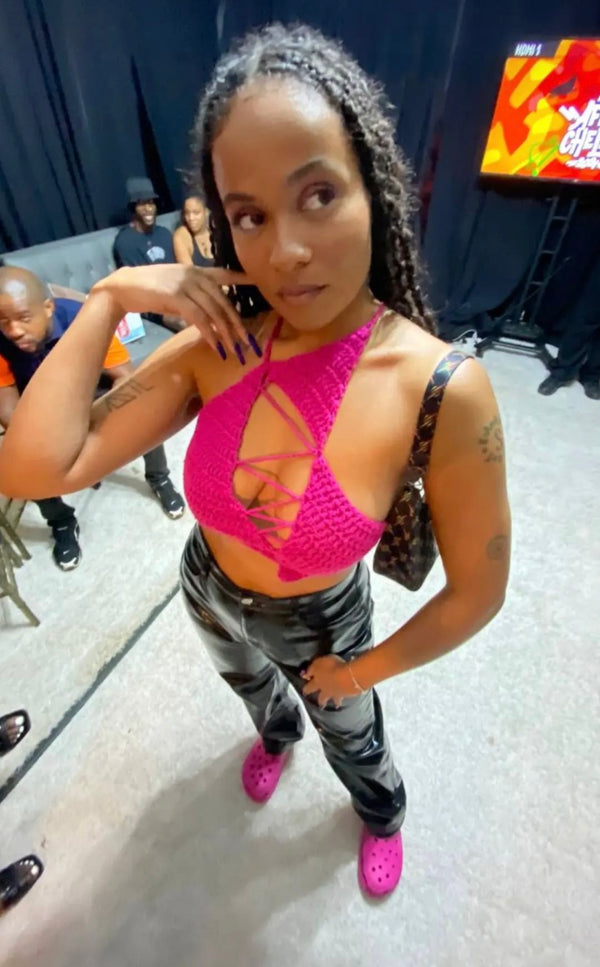 DANITSA wearing LIZZIE TOP