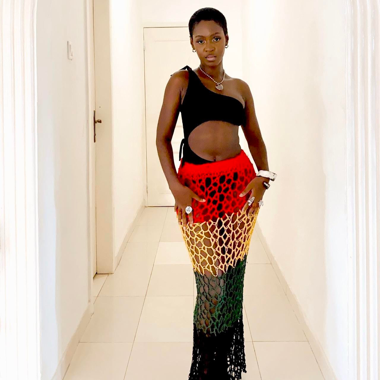 ANANSE SKIRT : RASTA