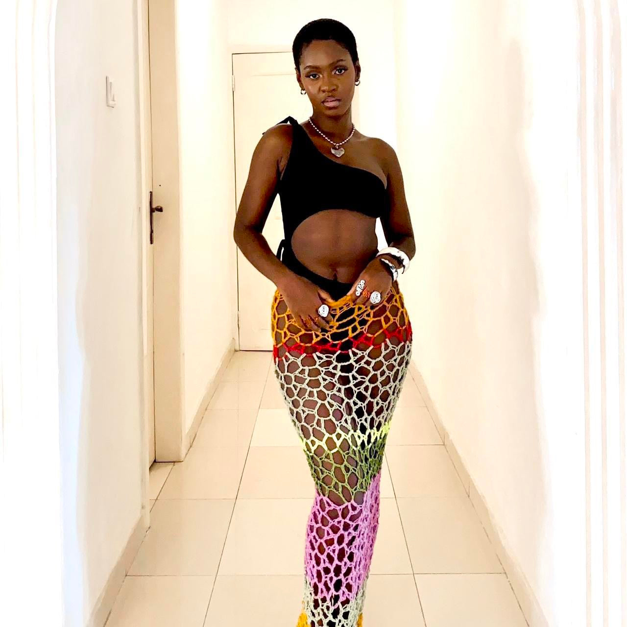 ANANSE SKIRT : SPRING MEADOW