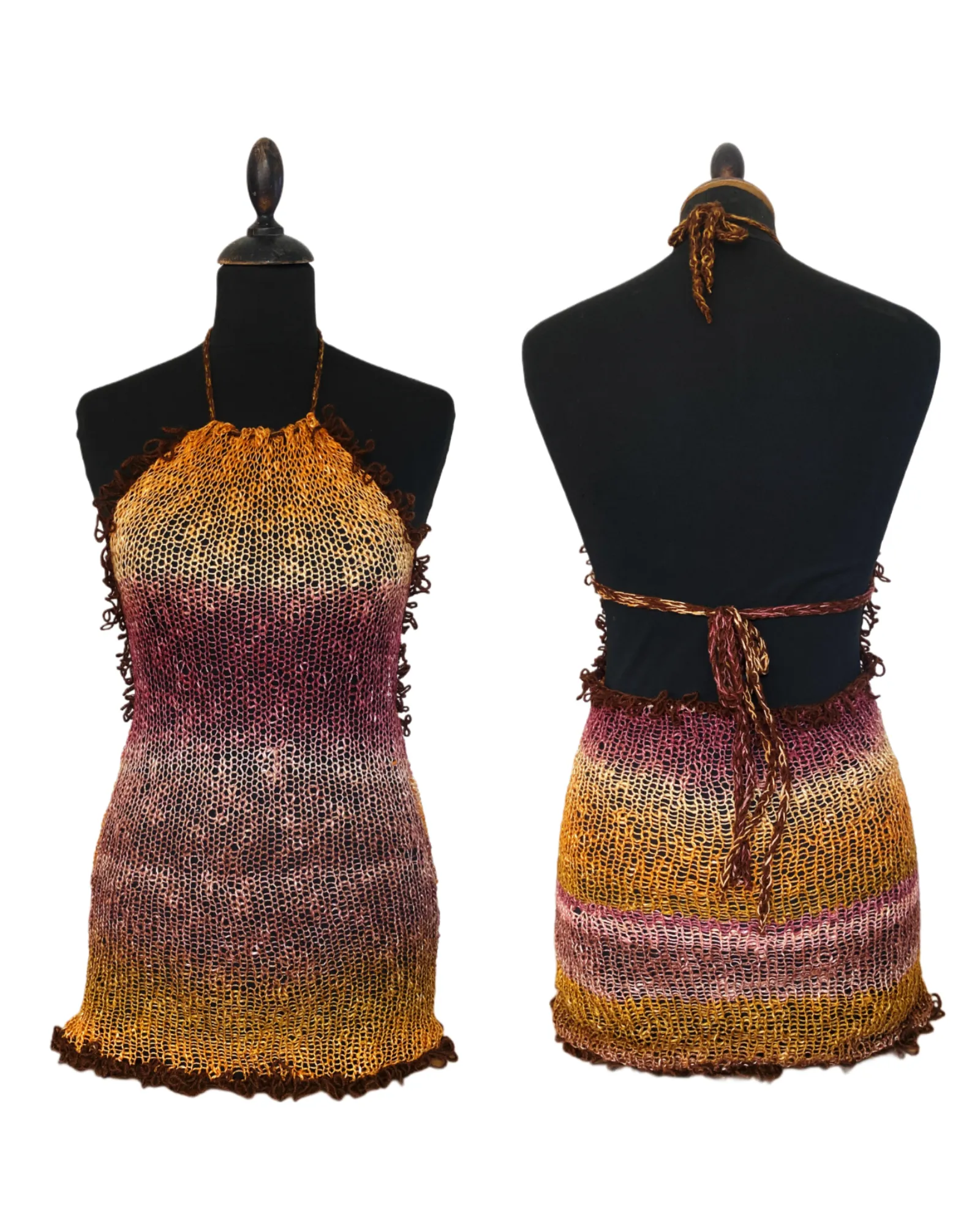 BURNT HONEY DRESS