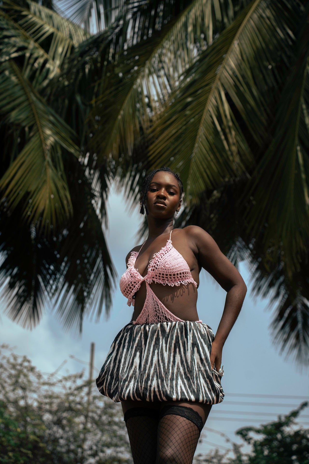 BUBBLE SKIRT : ZEBRA