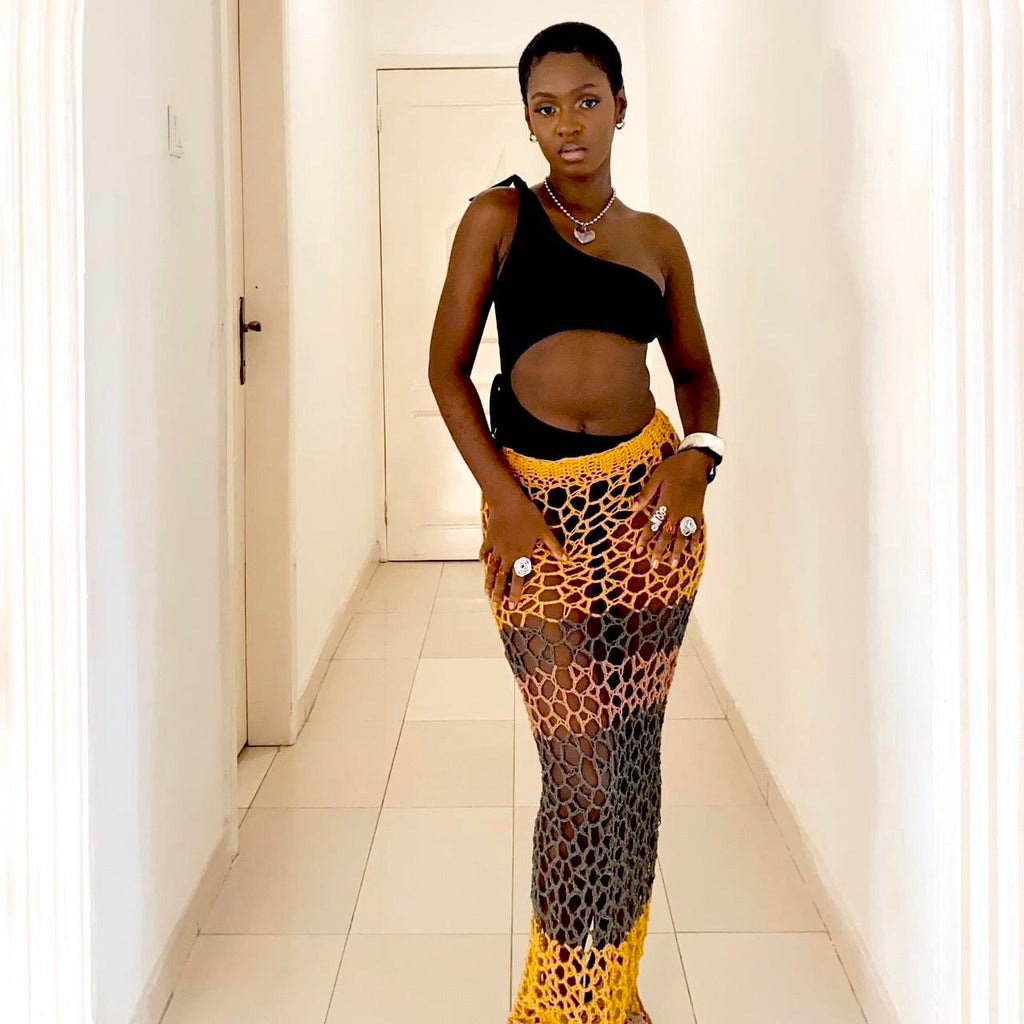 ANANSE SKIRT : AUTUMN MOSS
